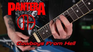 Pantera  Cowboys From Hell cover Vocal Backing Track [upl. by Ebonee]