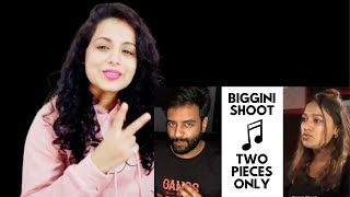 Biggini Shoot  Two Pieces Only  Dialogue with Beats  Yashraj Mukhate  Poonam Sethi  Reaction [upl. by Becky]