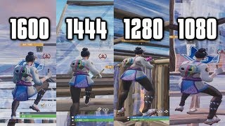 Comparing All Stretched Resolutions In Fortnite  How To Find The Perfect Res [upl. by Rebbecca]