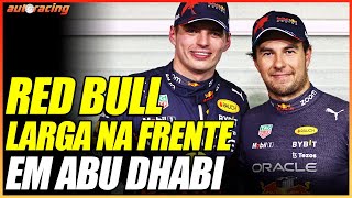 VERSTAPPEN P1 PEREZ P2 NO TREINO DE CLASSIFICAÇÃO DO GP DE ABU DHABI YAS MARINA F1 2022 [upl. by Yrehc]