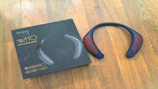 Reviewing The Very Cool Oraolo Neckband Bluetooth Speakers Bigger Speakers  Bigger Sound [upl. by Omissam216]