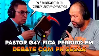 PASTOR SEZAR DESMASCARA PASTOR DA TEOLOGIA G4Y AO VIVO EM DEBATE [upl. by Mirak]