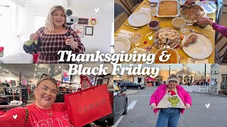 THANKSGIVING BLACK FRIDAY SHOPPING  HOLIDAY STROLL  VLOG [upl. by Kcarb]