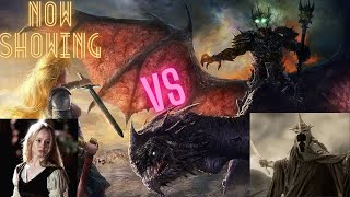 Witch King of Agmar vs Eowyn fight quotreactionquot Lord of the rings [upl. by Ahseekan]