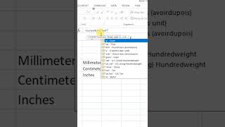 Convert Millimeter into Centimeter in Microsoft Excel centimeter excel shorts [upl. by Llennahs665]