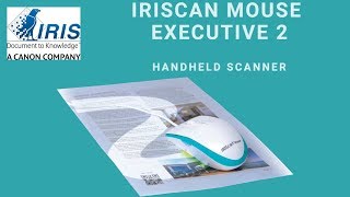 IRIScan Mouse Executive 2 Scanner amp Mouse [upl. by Lois150]