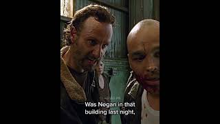 Rick Kills Negan  The Walking Dead S6E13  Shorts [upl. by Jasisa]