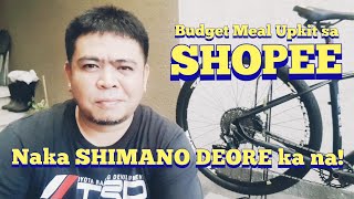 SHIMANO DEORE UPKIT  Budget Meal Upgrade from SHOPEE  Mountainpeak Ninja 29er [upl. by Yrek]