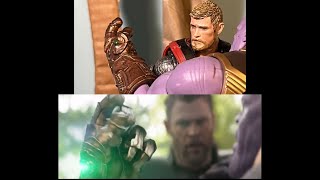 Thanos Snap Recreation StopMotion Comparison [upl. by Pliner]