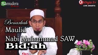 Benarkah Maulid Nabi Muhammad SAW Bidah  Ustadz Adi Hidayat Lc MA [upl. by Aikar]