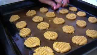 Peanut Butter Cookie Bites  Gluten Free amp Sugar Free [upl. by Roswald]