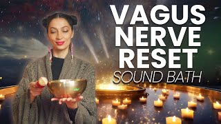 Vagus Nerve Reset to Sleep  Sound Bath Healing Meditation 10 Hours [upl. by Robin]