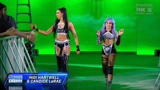 Indi Hartwell amp Candice LeRae Entrance  WWE SmackDown July 05 2024 [upl. by Aisitel]