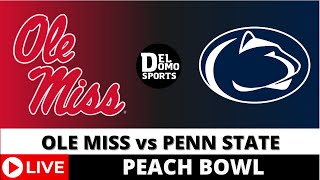 OLE MISS VS PENN STATE LIVE  NCAAF ChickfilA Peach Bowl Game Score Dec 30 2023 [upl. by Eromle]