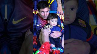 Thiago Messi Evolution 😍football shorts [upl. by Nissa]