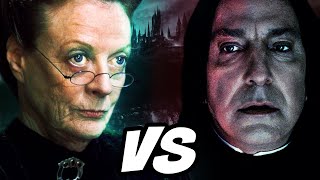 Snape VS McGonagall Who Is MORE Powerful  Harry Potter Theory [upl. by Ardnaxela]