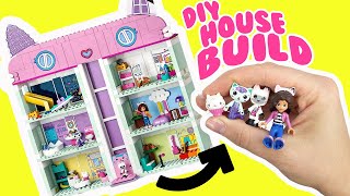 Gabbys Dollhouse Dolls are Building Lego Playhouse DIY Crafts for Kids [upl. by Noyek]