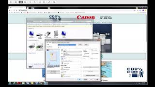 How to turn off Canons default 2 sided printing mode [upl. by Ainoet14]