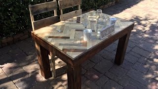 Pallet Wood Table [upl. by Eiuqram]