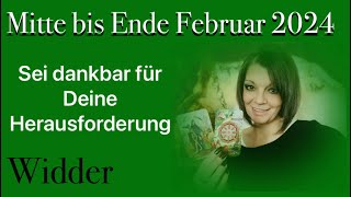 Mitte bis Ende Februar 2024  Widder  Um i d Fülle zu kommen darf ein alter Pfad verlassen werden [upl. by Pero]