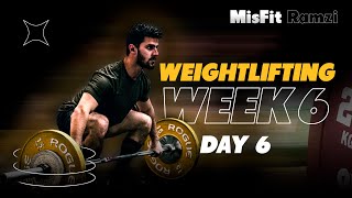 Weightlifting Day 29 Week 6 [upl. by Gilges277]