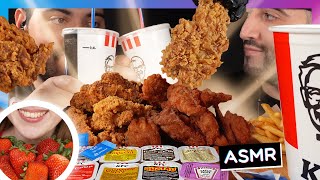 Mangiamo KFC per la prima volta   Collaborazione con SongbyrdASMR  ASMR MUKBANG ITA  ASMR CIBO [upl. by Gennifer694]