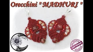 DIY TUTORIAL Macramè Earrings MADHURI [upl. by Ferro]