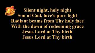 Silent night lyrics  Christmas carol  Christmas song 2011  piano and voice music [upl. by Rebeka]