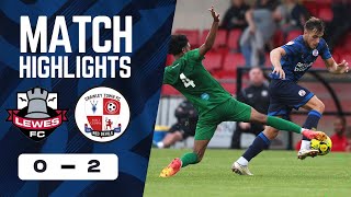 EXTENDED HIGHLIGHTS  Lewes vs Crawley Town [upl. by Bank]