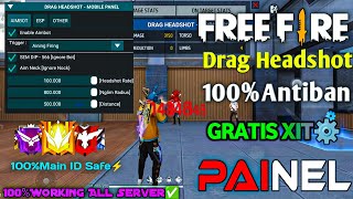 OB45 Update GRATIS VIP PANEL🔥Free fire 100Antiban Drag Headshot Rank Working Mobile New Sensi Hack [upl. by Brink824]