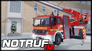 NOTRUF 112 07  LANGER SCHLAUCH MIT ZIMMERBRAND  DIE FEUERWEHR SIMULATION [upl. by Susejedairam]