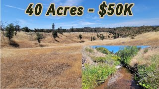 Acreage For Sale In California  Affordable Real Estate Cheap Land 40 Acres Ono CA [upl. by Corotto]