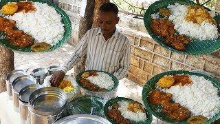 Cheapest Roadside Unlimited Meals  Indian Street food  StreetfoodB24 [upl. by Bender]