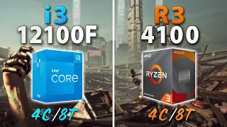 Ryzen 3 4100 vs i312100F  Test in 10 Games [upl. by Clemens]