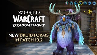 CUSTOMIZABLE Moonkins amp NEW Druid Forms Coming in Patch 102  Dragonflight [upl. by Shipp]