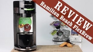 Review Hamilton Beach FlexBrew Single Serve Coffeemaker [upl. by Annayoj523]