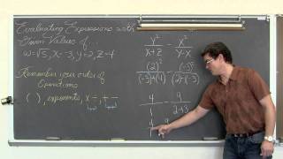 Evaluating Algebraic Expressions [upl. by Haerle361]