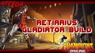 Retiarius Gladiator Build  Champions Online [upl. by Arinay]