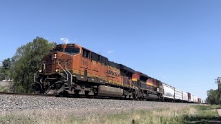 BNSF Manifest in Fountain CO [upl. by Initsed]