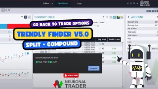 🤖 NEW BOT TRENDLY FINDER INCLUDES GO BACK TO TRADE OPTIONS  DERIV BOT BINARYTOOLS [upl. by Adnohsat581]