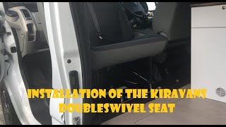 Vauxhall Vivaro Campervan Conversion Build3 Episode13 Installation of the Kiravans Swivel base [upl. by Sheridan644]