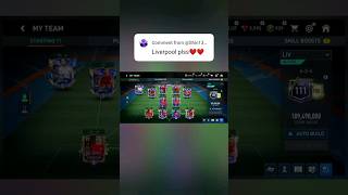 Liverpool squad in fc24 mobile or Liverpool squad in fifa23 mobile viral ytshortsfcmobilefifa23 [upl. by Wyne]