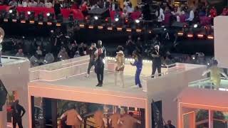 audience view super bowl halftime show eminem snoop dogg mary j kendrick and dr dre live 2022 [upl. by Bik]