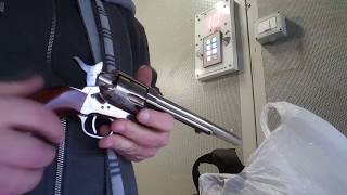 Shooting at the range with Uberti Cattleman 357 Magnum  38 Special [upl. by Budde]