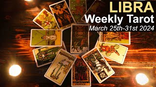 LIBRA WEEKLY TAROT READING quotBEST POSSIBLE DECISION LIBRAquot March 25th to 31st 2024 weeklytarot [upl. by Tavy198]