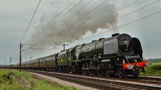 46233 Duchess of Sutherland powers South from Retford [upl. by Selinski]