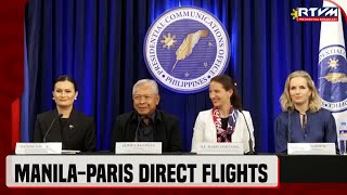 Direct flights mula Manila papuntang Paris magsisimula na sa Dec 8 [upl. by Joyce220]