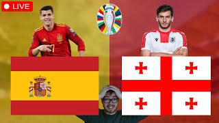 Spanien  Georgien  UEFA EURO 2024 LIVE [upl. by Malamud]