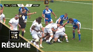 TOP 14  Résumé Castres OlympiqueMontpellier Hérault Rugby 2613  J6  20222023 [upl. by Ilyssa]