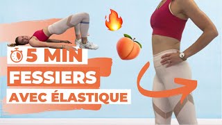 ROUTINE FESSIERS INTENSE AVEC ÉLASTIQUE  5 MINUTES [upl. by Ainezey23]